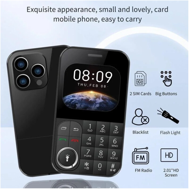 SERVO V9 débloqué fonction téléphone cadran rapide clavier double carte SIM GSM mini téléphone – Image 3