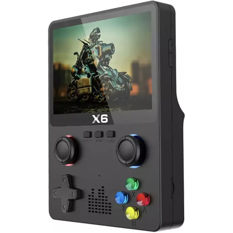 console de jeux portable double Joystick  3.5 pouces écran IPS X6 +10000 jeux